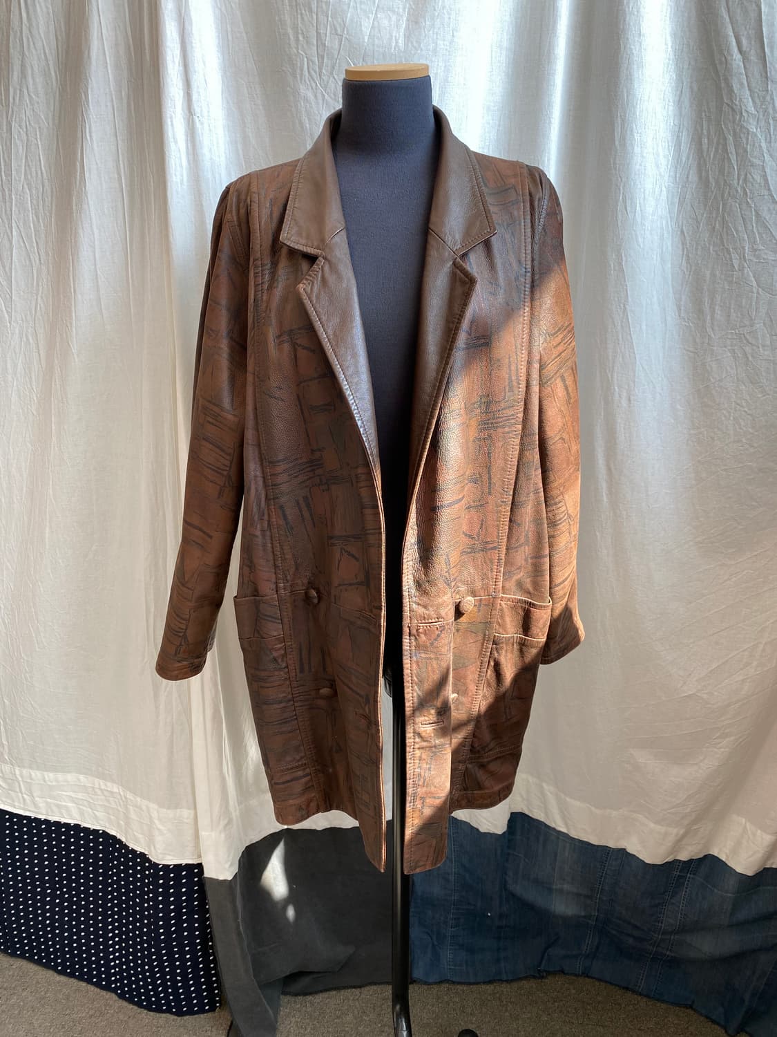 리얼레더 브라운 양면 카자켓(F) 상품이미지2