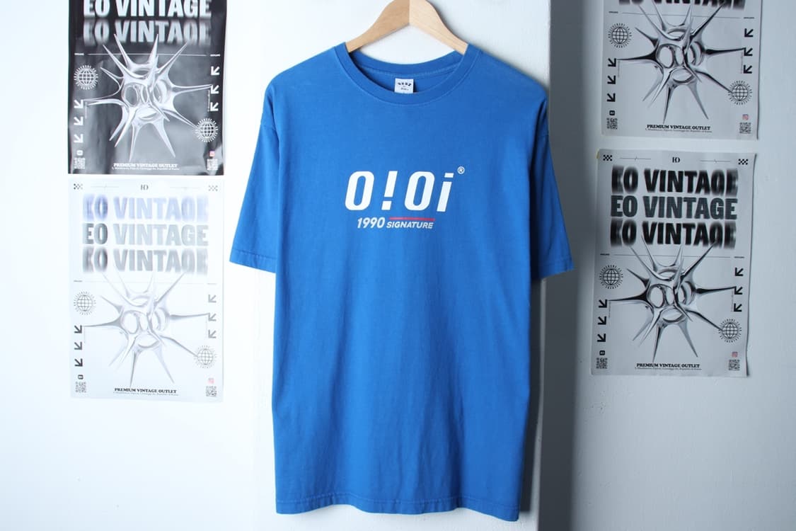 (L-XL) 오아이오아이 반팔 티셔츠 빅로고 연블루 올드스쿨-H30510 상품이미지2