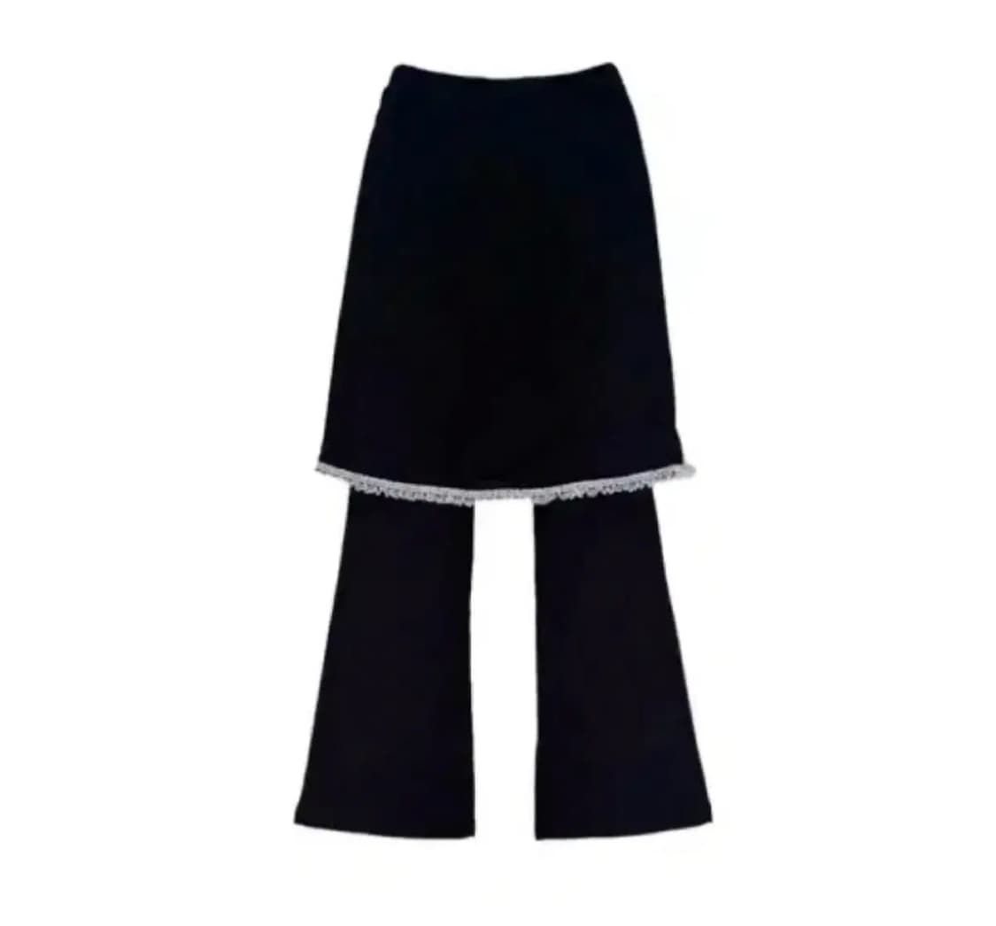 지초이 SS24 LACED SKIRT PANTS 레이스 스커트 팬츠 상품이미지1