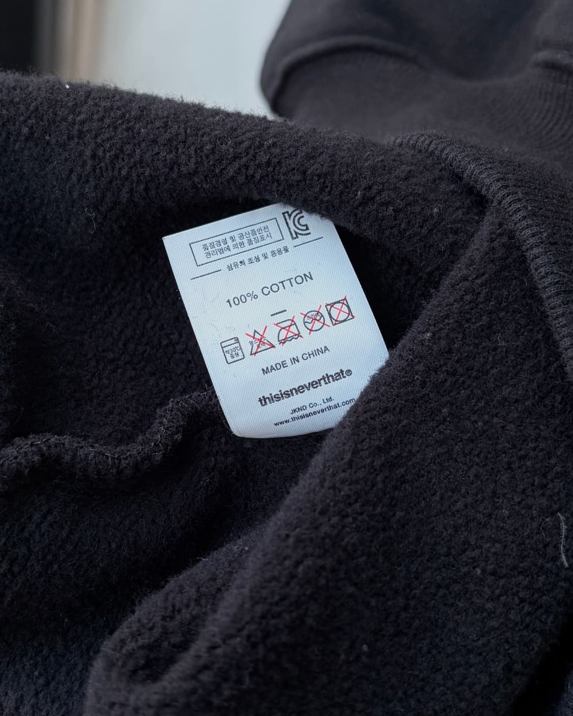 [S]디스이즈네버댓 스펠아웃 크루넥 기모 맨투맨 상품이미지7