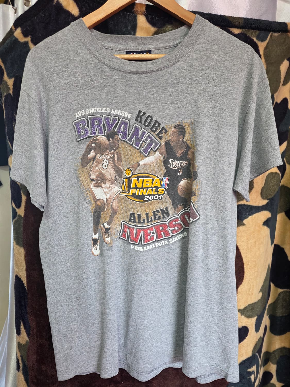 2001 nba flnals t-shirts M size 상품이미지1