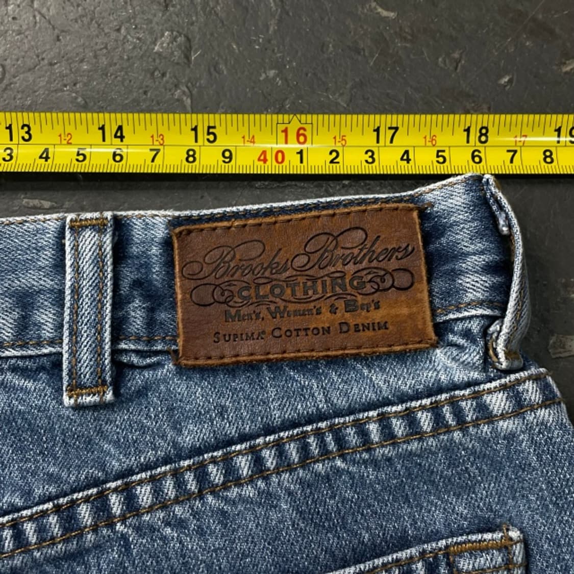 38 브룩스브라더스 와이드 데님팬츠 상품이미지8