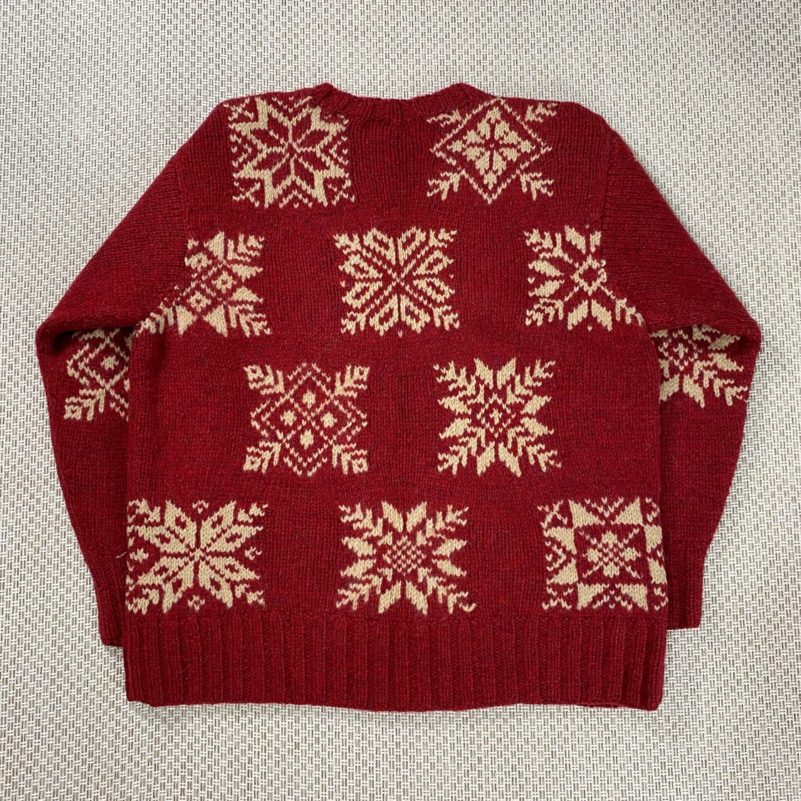 (44-55) 90’s 엘엘빈 노르딕 울 스웨터 상품이미지6