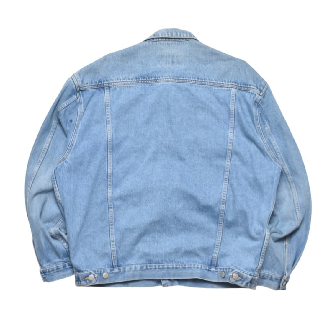 90S 에디바우어 빅사이즈 오버핏 데님 트러커 청자켓 N1019 상품이미지4
