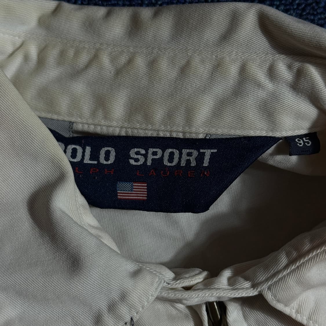 폴로 스포츠 아이보리 면 자켓 상품이미지4