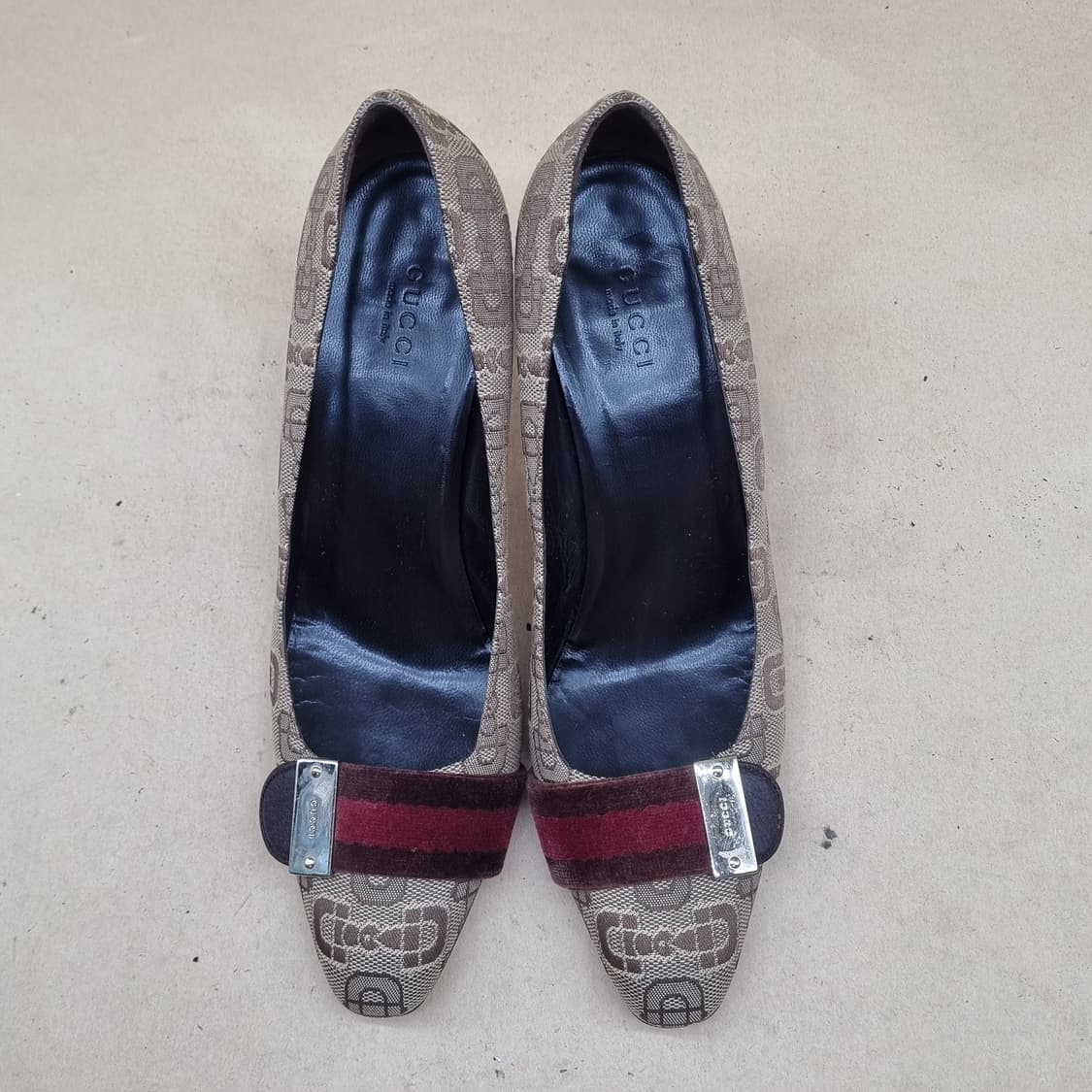 구찌 여성 펌프스힐 37C 240 굽8 상품이미지2