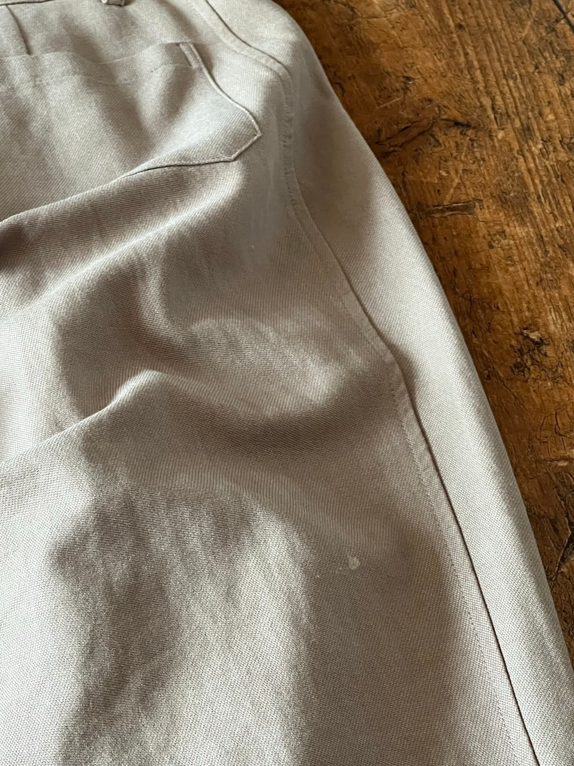 비긴202 워시드 코튼 도비 팬츠 워시드 베이지 3 상품이미지3