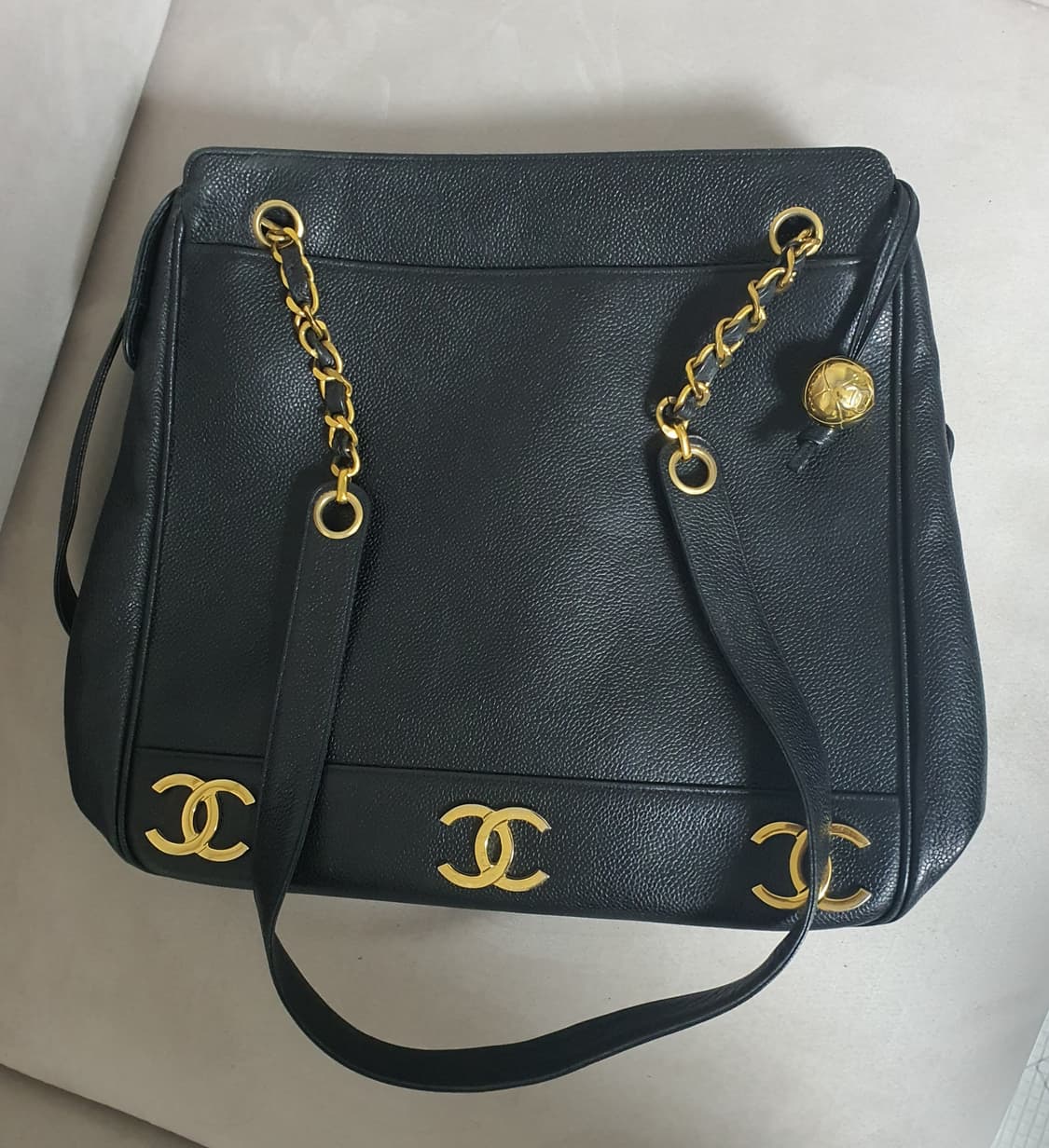 샤넬 트리플 CC 캐비어 숄더백 상품이미지7
