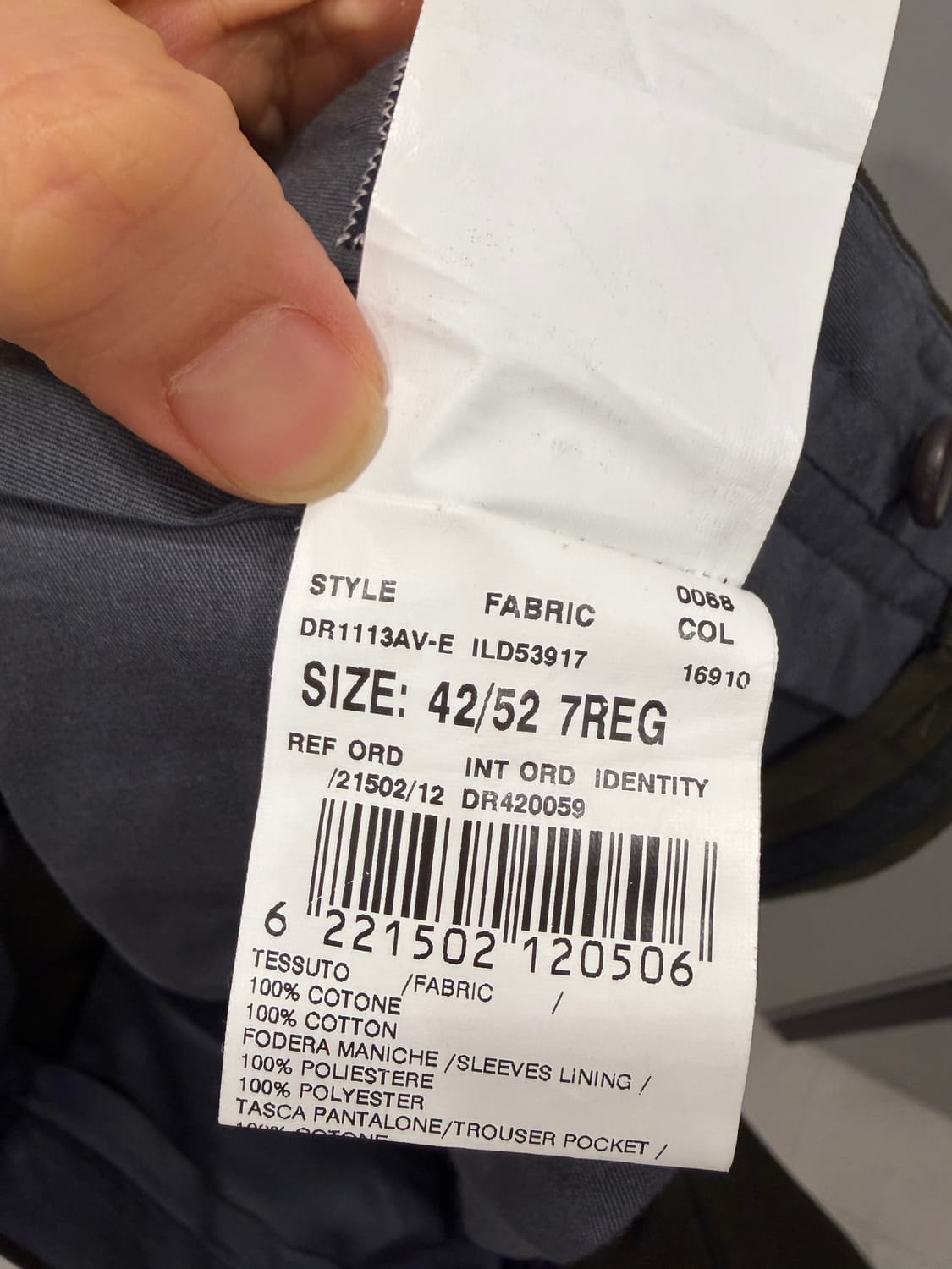 드레익스 올리브 코튼 셋업 수트 상품이미지8