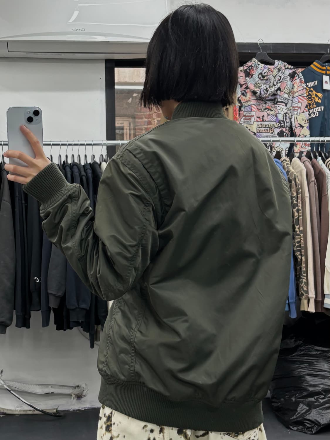 디키즈 카키 봄버자켓 상품이미지5