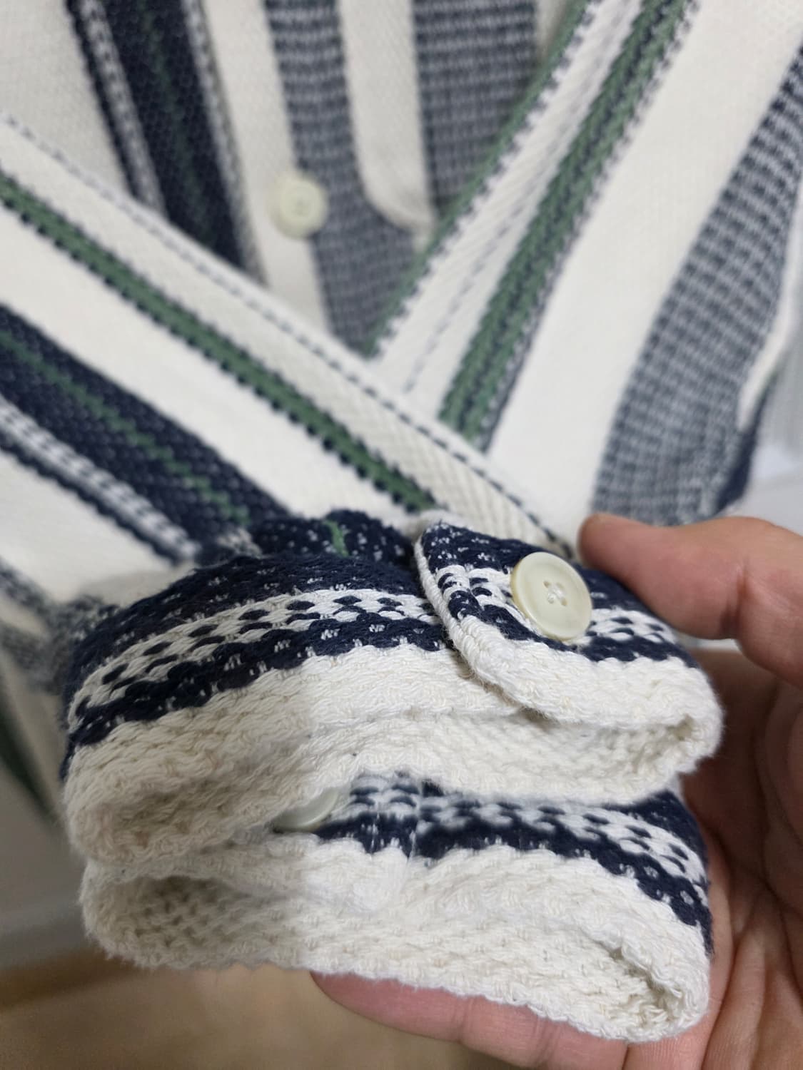 자라 자카드 셔츠 자켓 상품이미지5