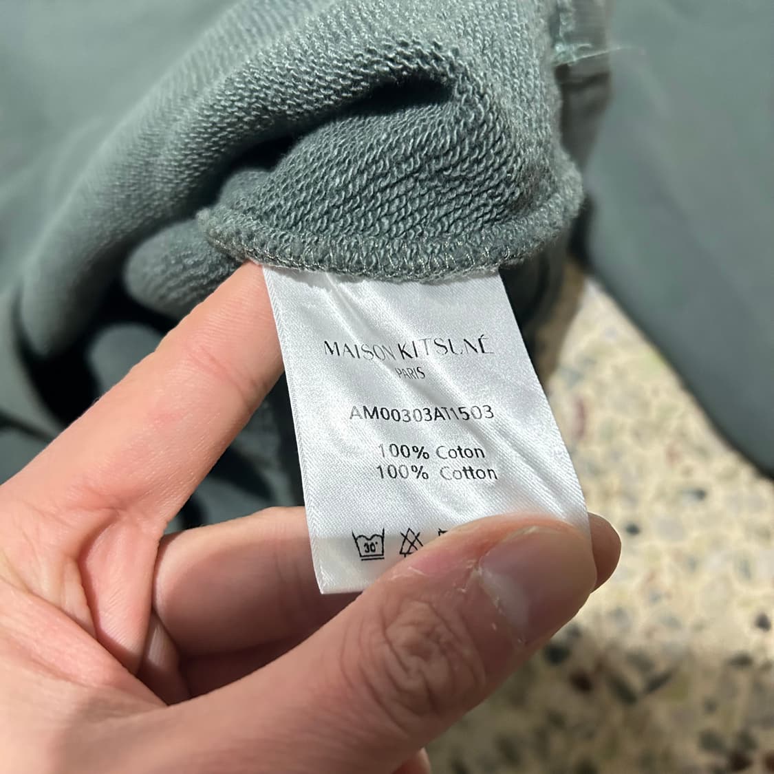 메종키츠네 그린 맨투맨 상품이미지6