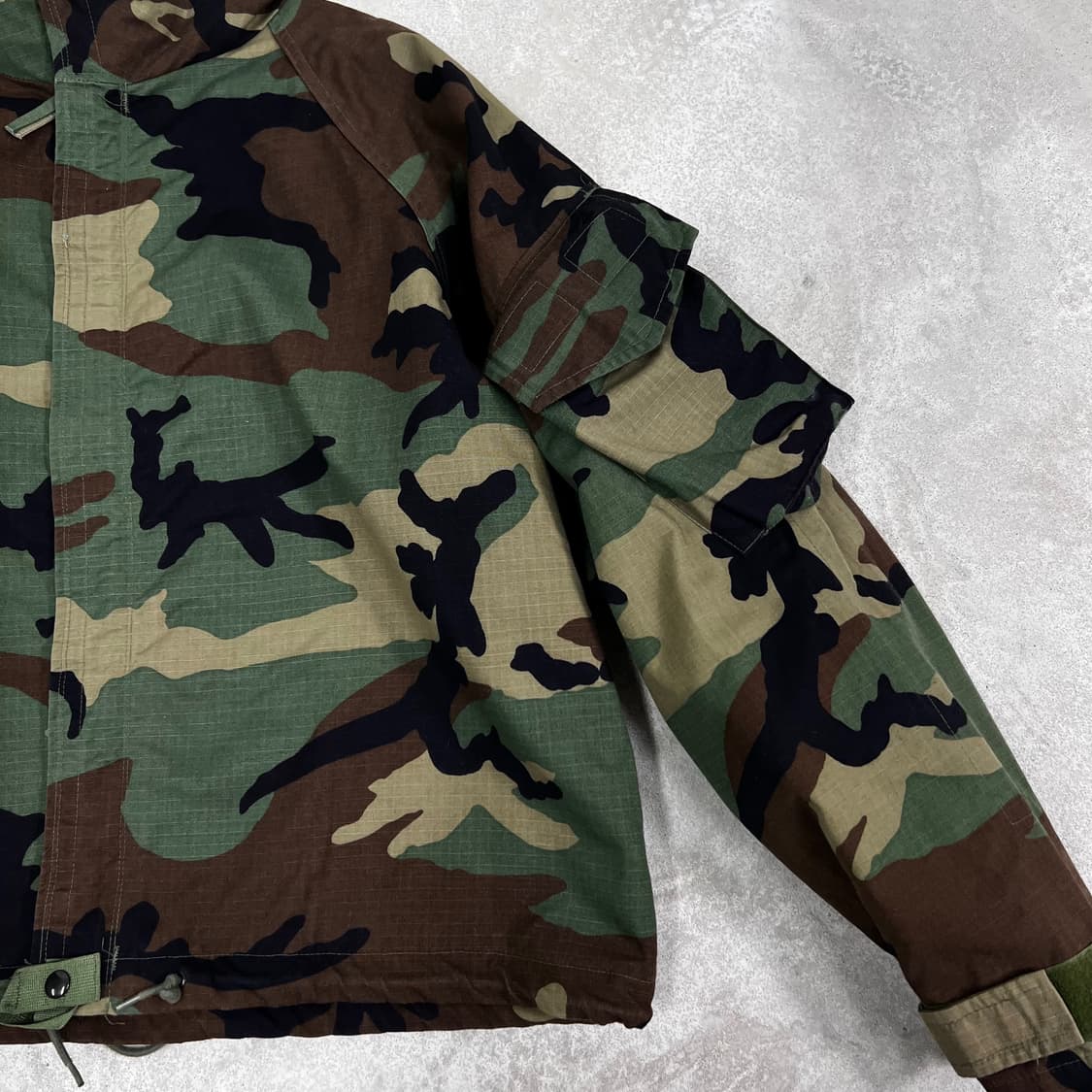 밀리터리 카모 후드 자켓 상품이미지4