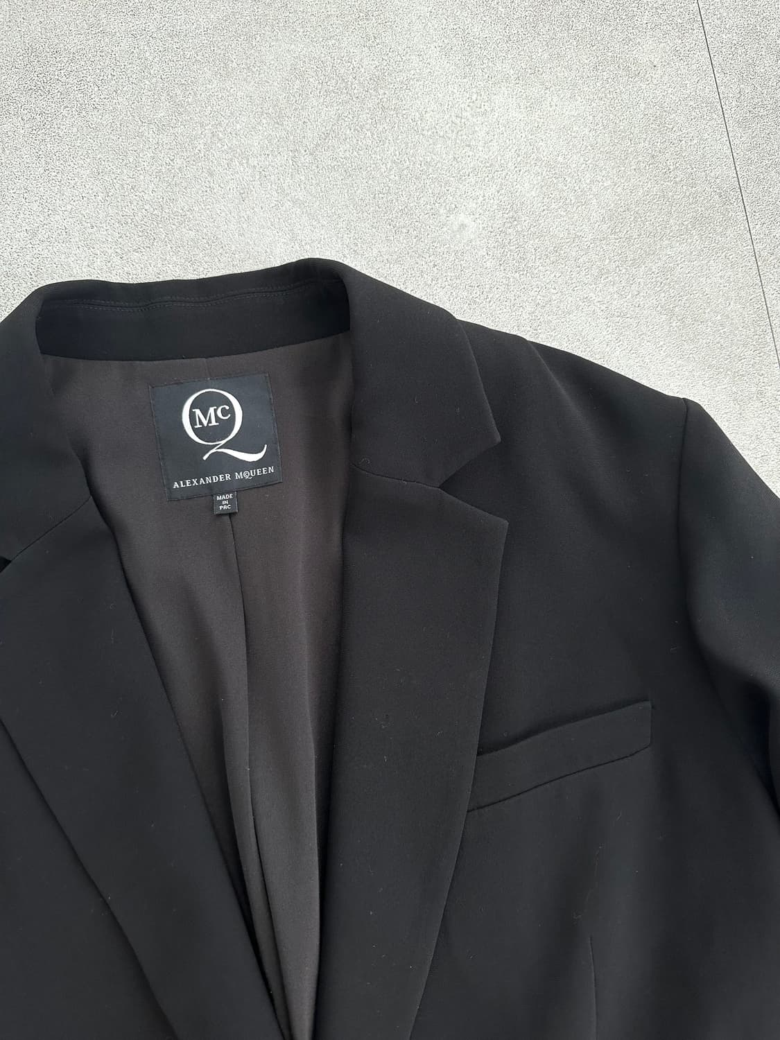 알렉산더 맥퀸 블랙 테일러드 자켓 상품이미지3