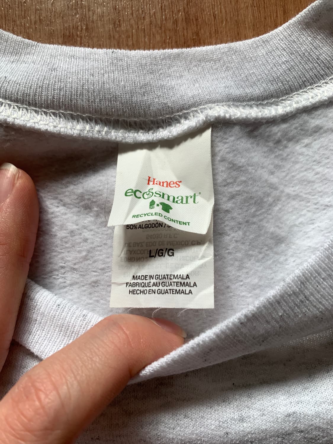 헤인즈 에코스마트 스웻셔츠 L 상품이미지3