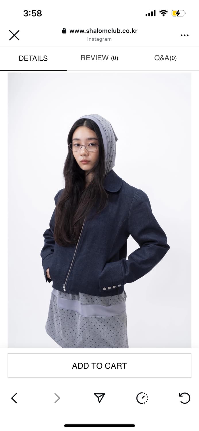 Shalom 데님자켓 새상품 상품이미지1