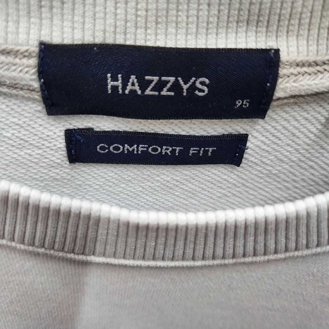 헤지스 컬러블럭 로고 맨투맨 L 상품이미지4