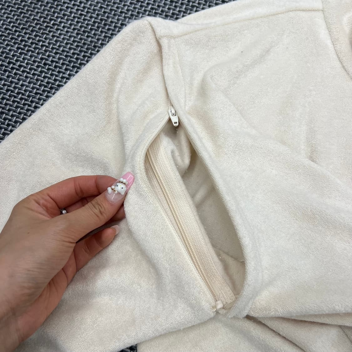 아디다스 부클 빅로고 집업 상품이미지4