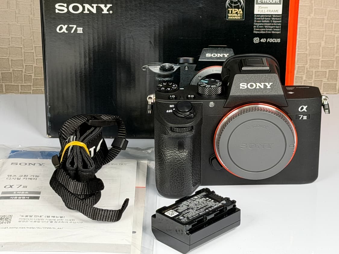 소니 A7M3 미러리스 풀프레임 카메라 바디 신품급 상품이미지1