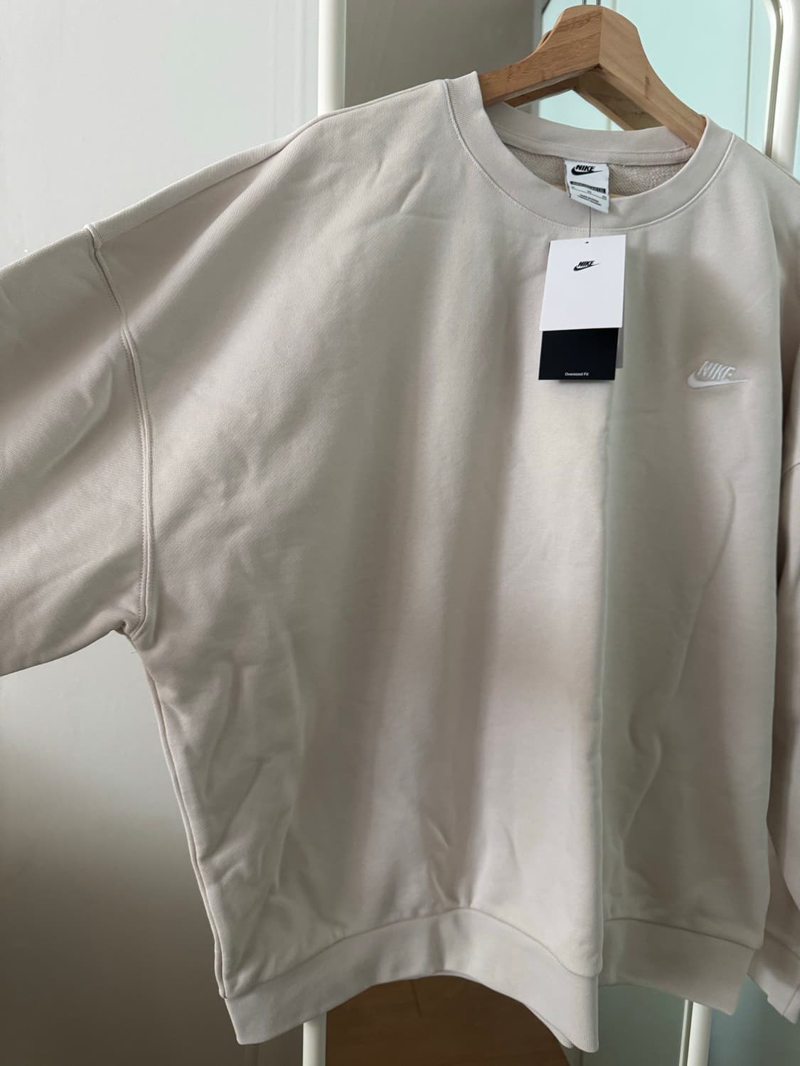 나이키 클럽 플리스 오버사이즈 맨투맨 스웻셔츠 XL 새상품 상품이미지3