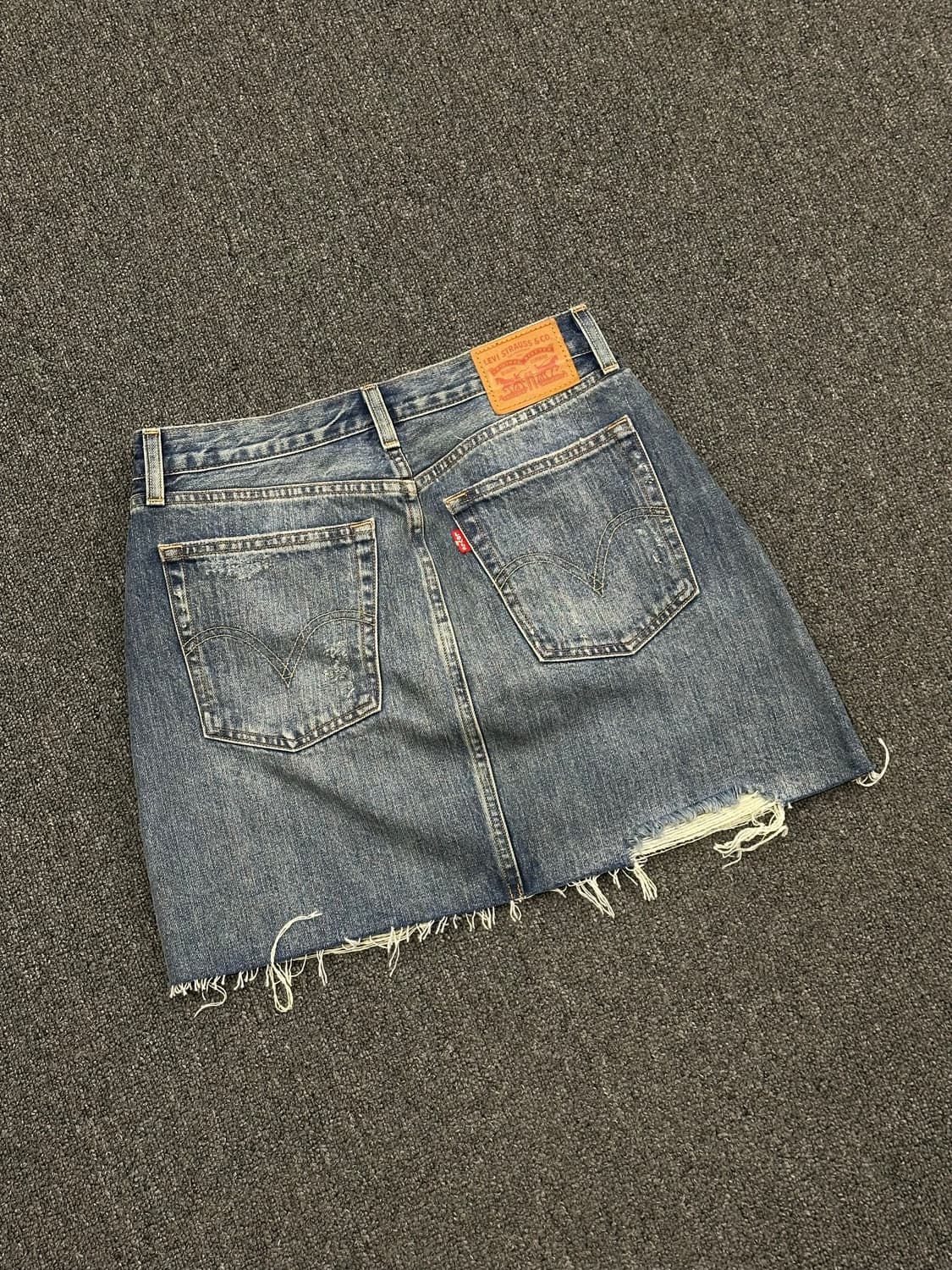 27)리바이스 빈티지 중청 데님 스커트 상품이미지2