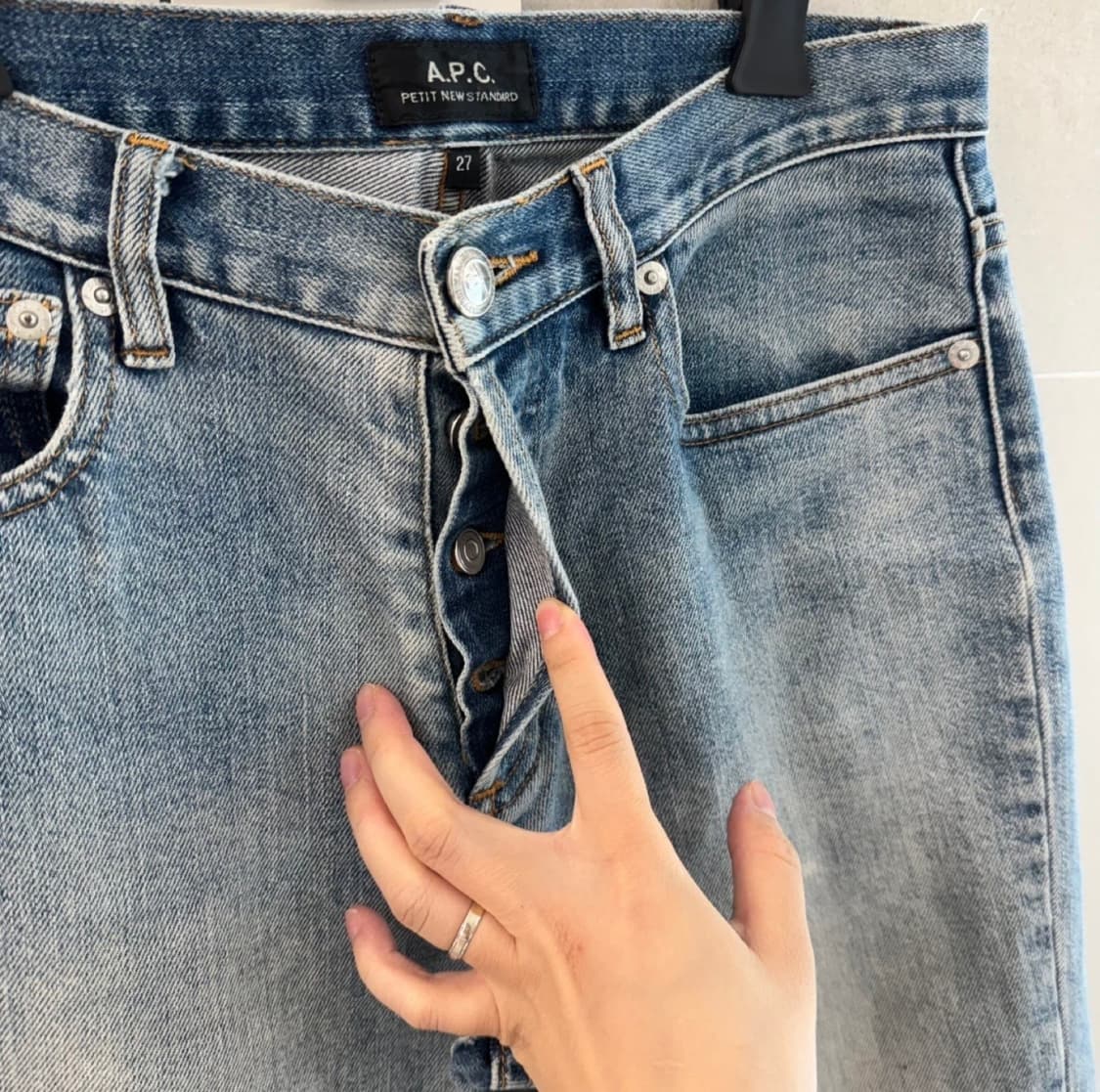 A.P.C. 아페쎄 쁘띠 뉴스탠다드 데님 여성27 청바지 상품이미지4
