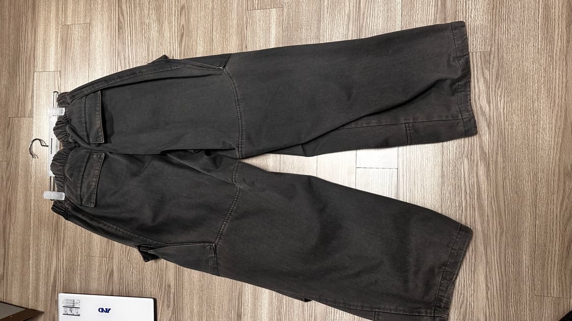 [3] 해칭룸 밀팬츠 워시드 차콜 3 상품이미지4