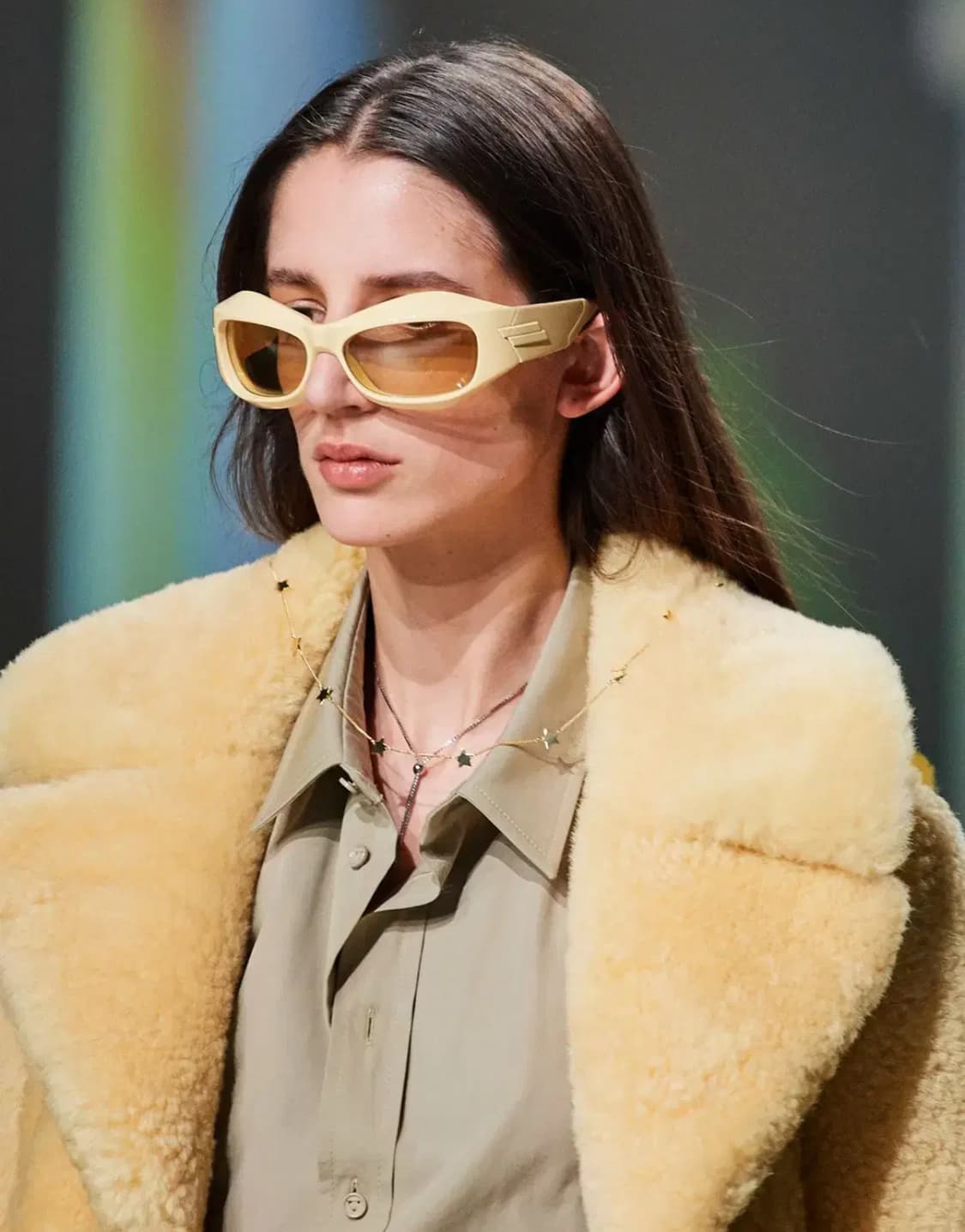 보테가베네타 랩어라운드 선글라스 블랙 상품이미지1