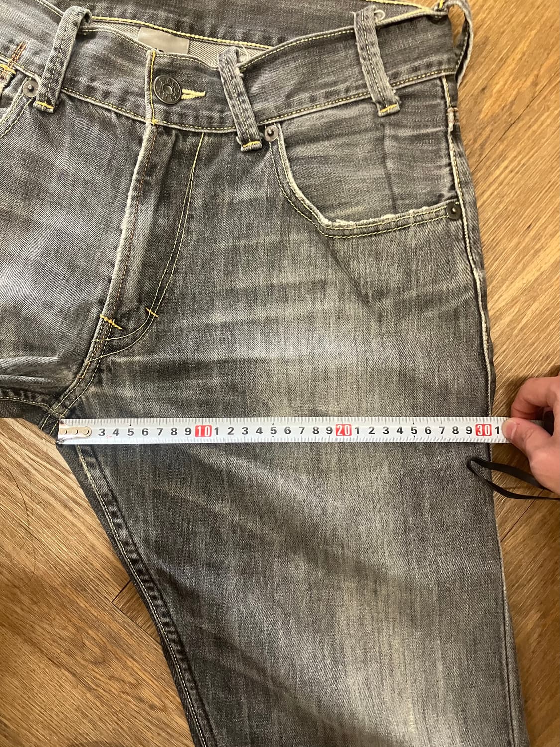 N270 리바이스 523 데님팬츠 그레이 상품이미지7
