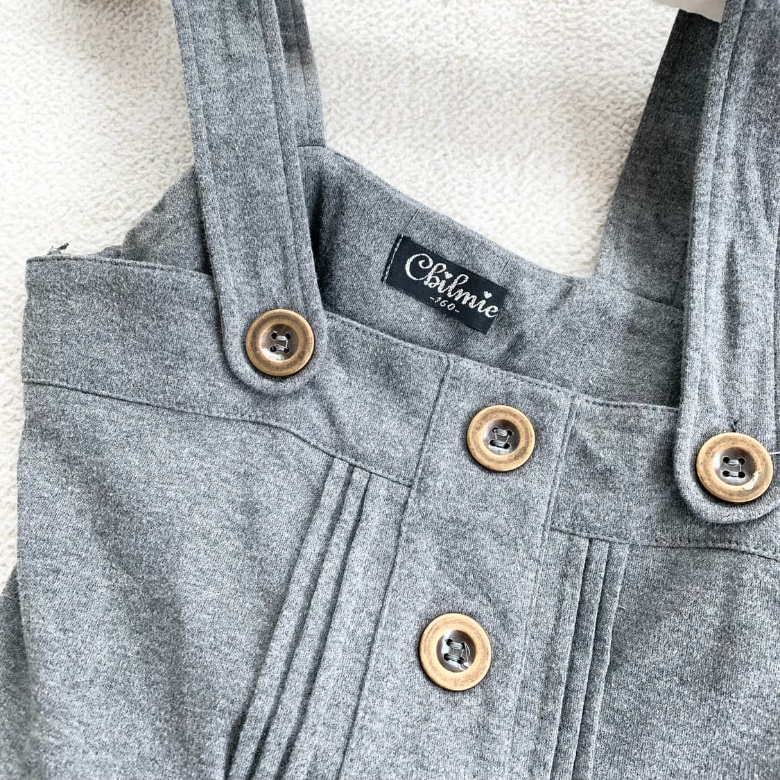 너드모리 ♥ 레이어드 그레이 미니 원피스 상품이미지2