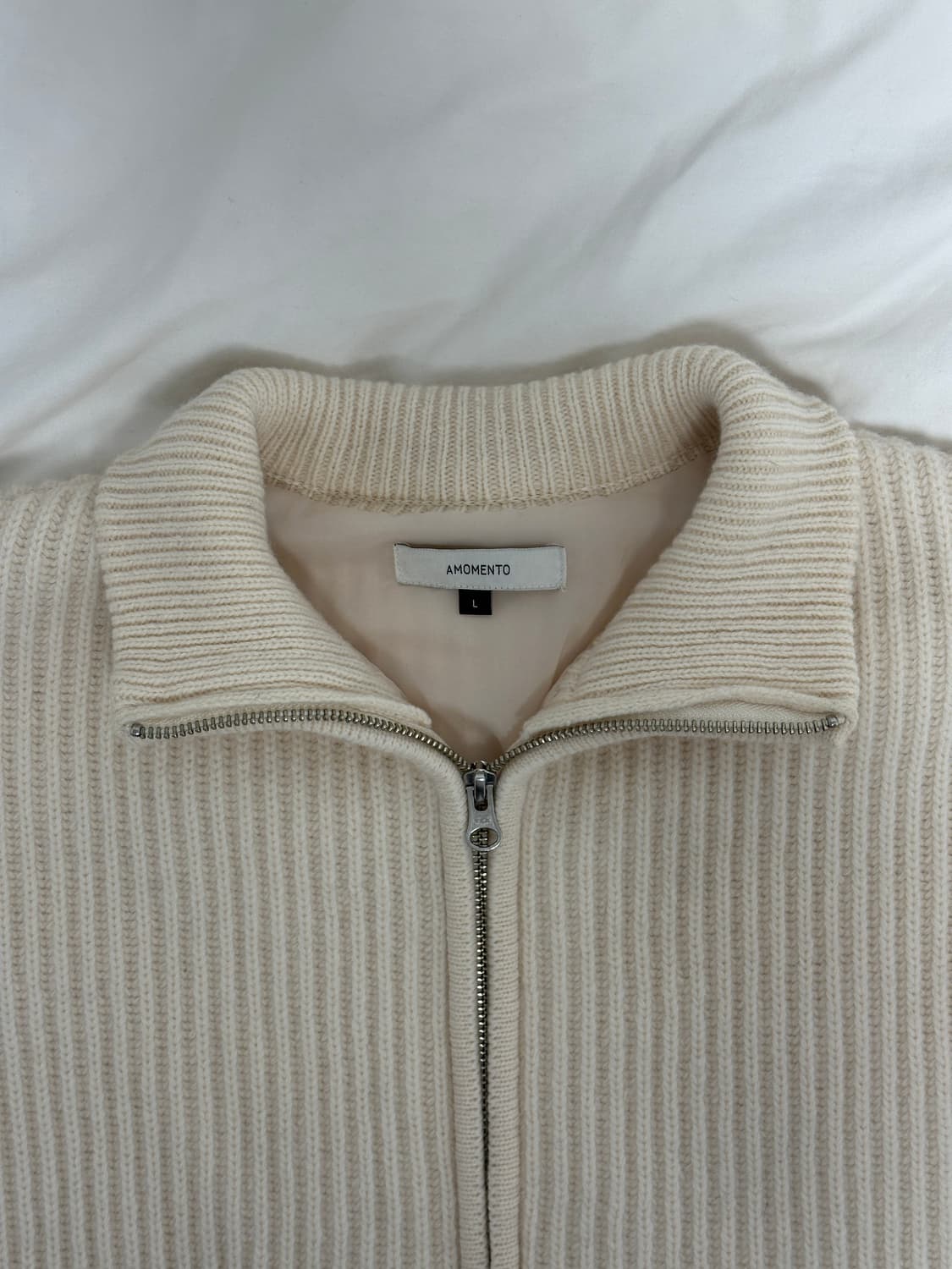 아모멘토 풀니들 블루종 에크루 L 상품이미지3