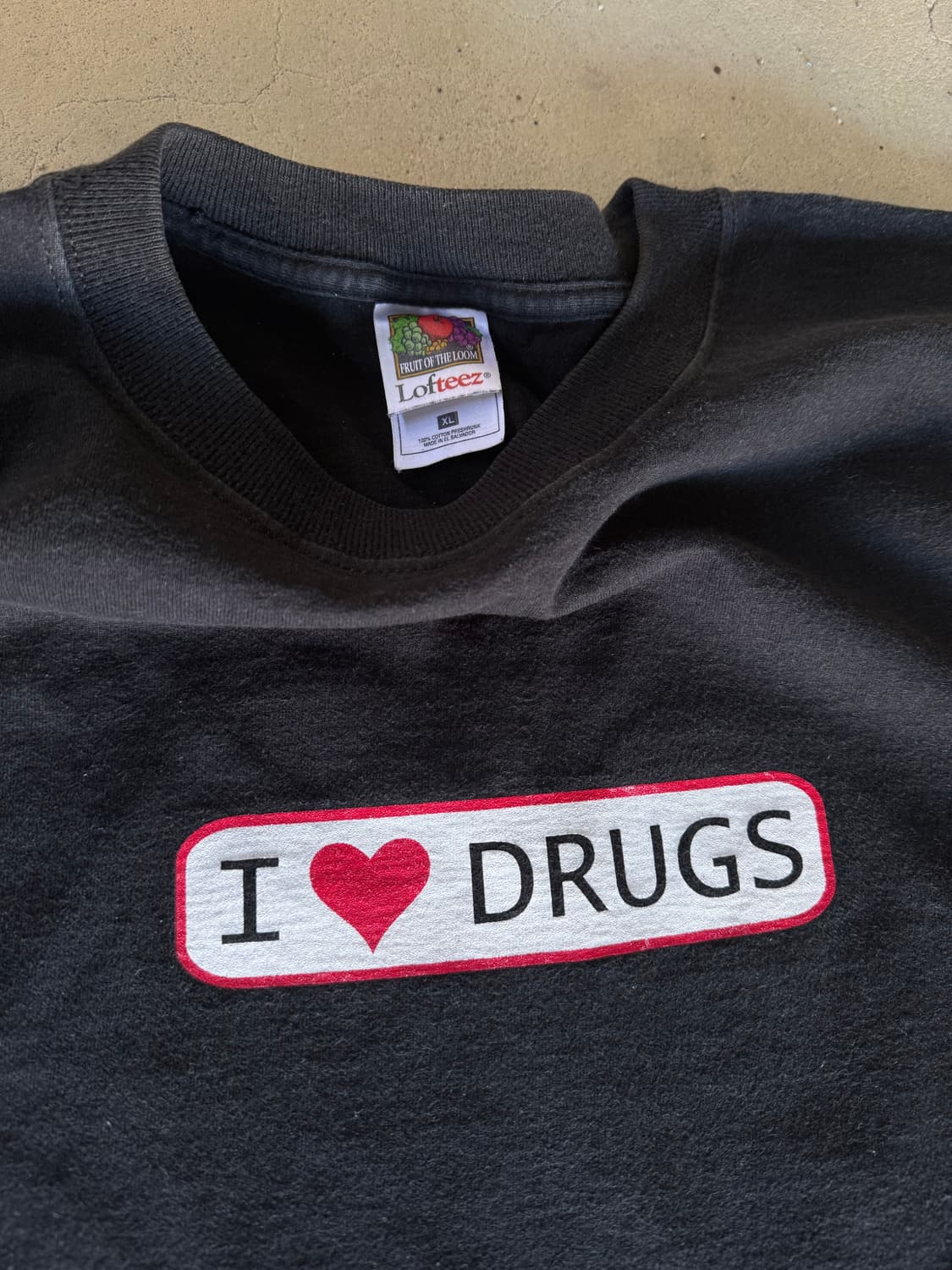 130$ 빈티지 i love drugs shirt 상품이미지2