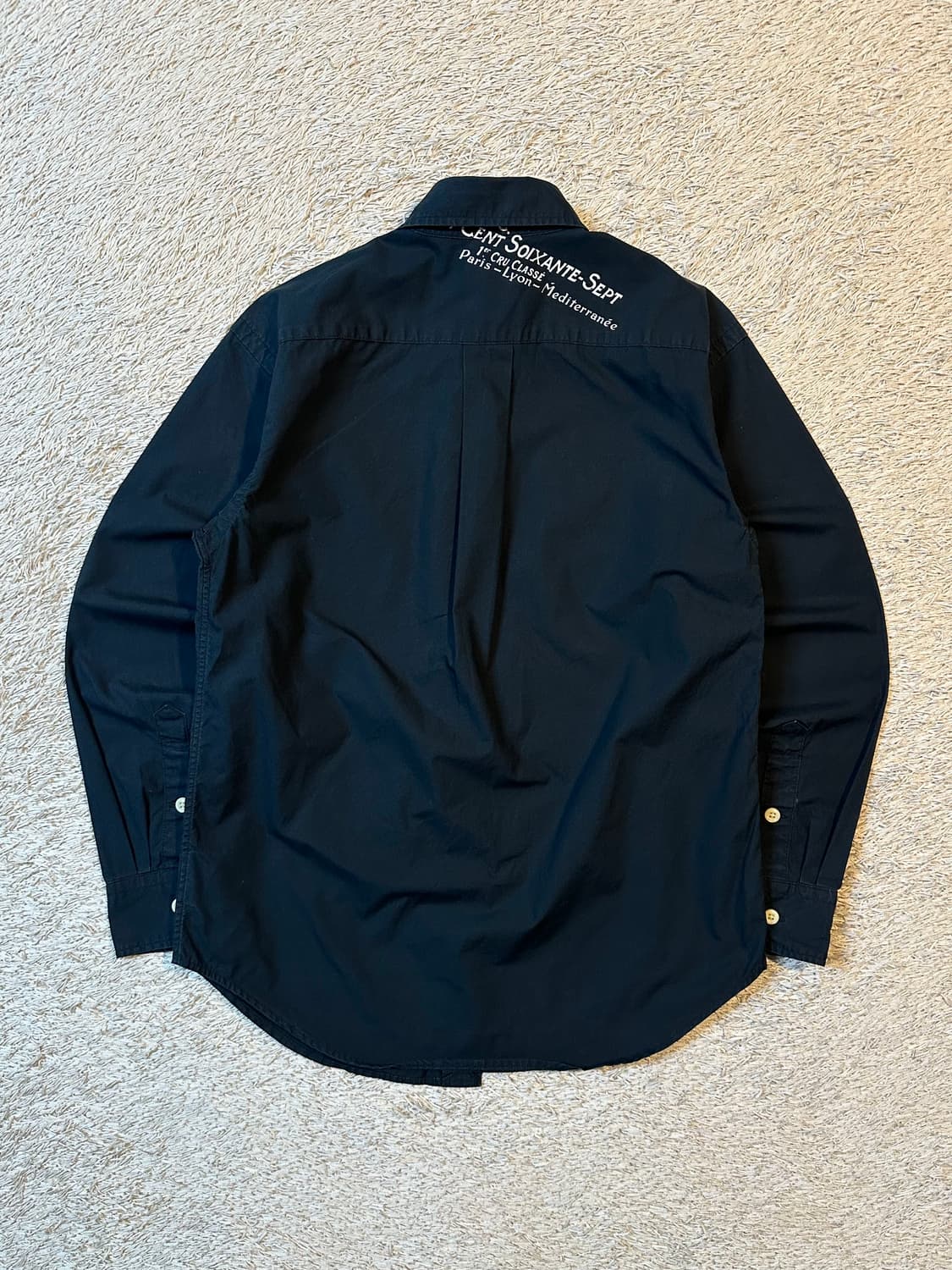 폴로 랄프로렌 투포켓 크레스트 PRL 로고 워크셔츠 블랙 상품이미지3