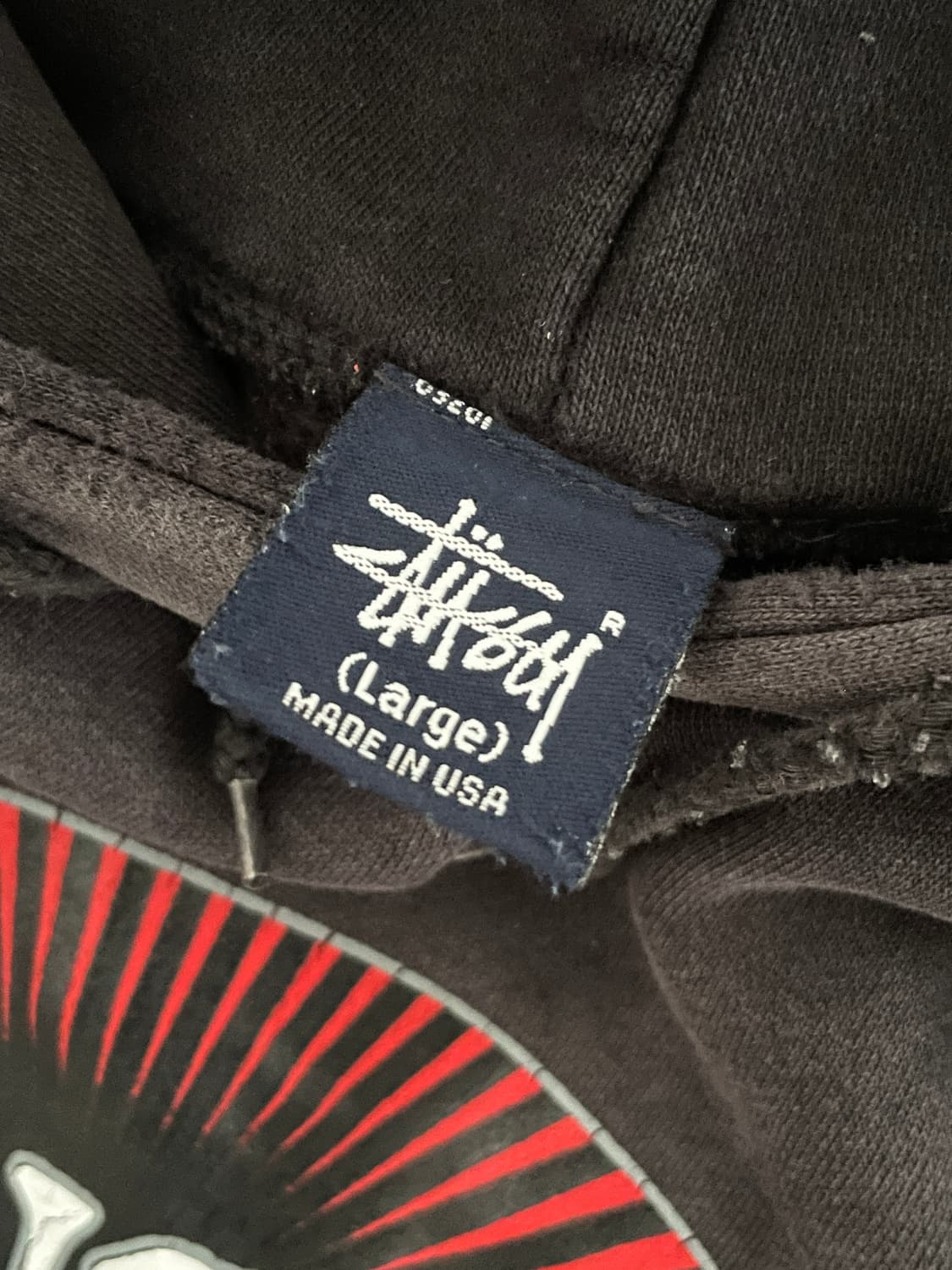 00s Stussy Corporation Faded Hoodie 상품이미지6