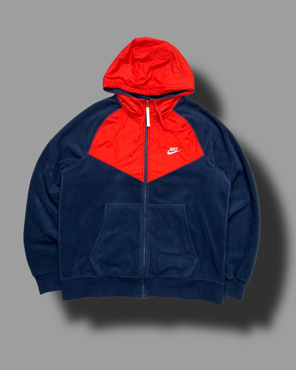 나이키 네이비 레드 플리스 자켓 XL 상품이미지4