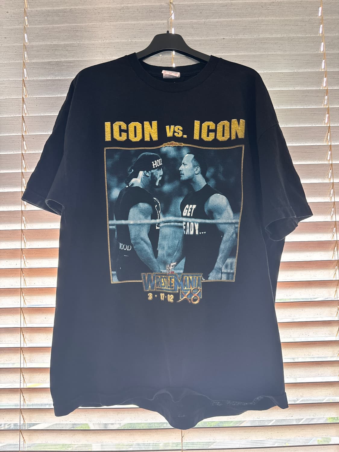 [XXL] ‘02 WWF 래슬매니아18 Icon VS Icon 티셔츠 상품이미지1