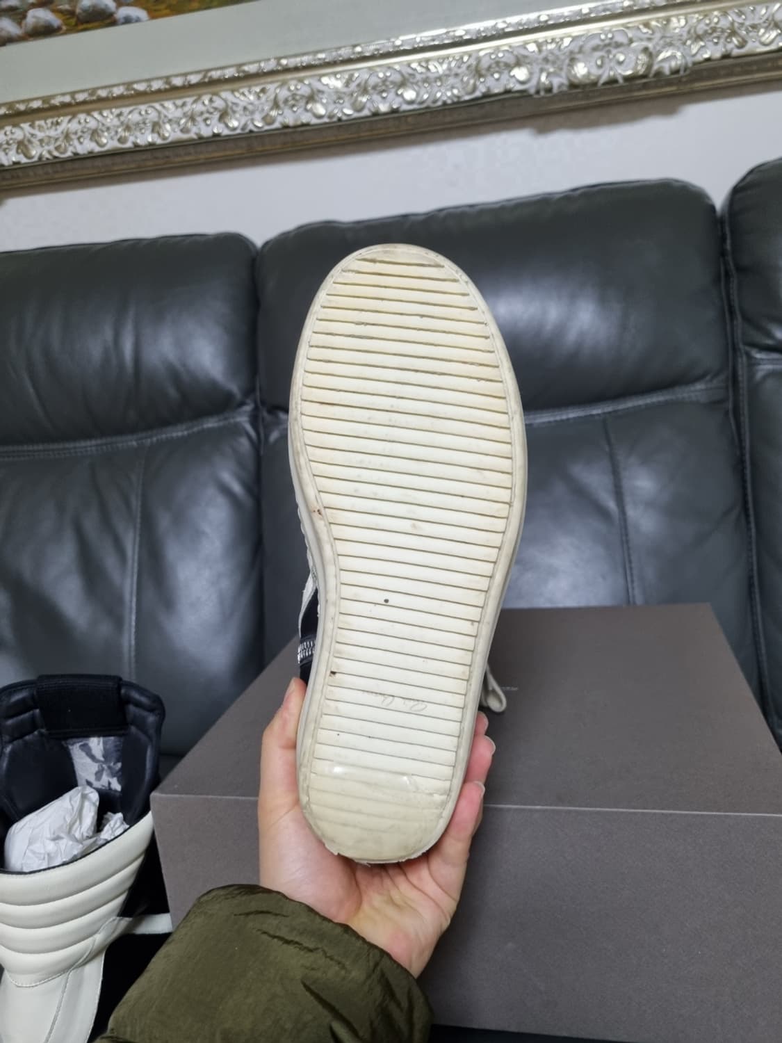 릭오웬스 지오바스켓 42사이즈 새상품급 팝니다 상품이미지9