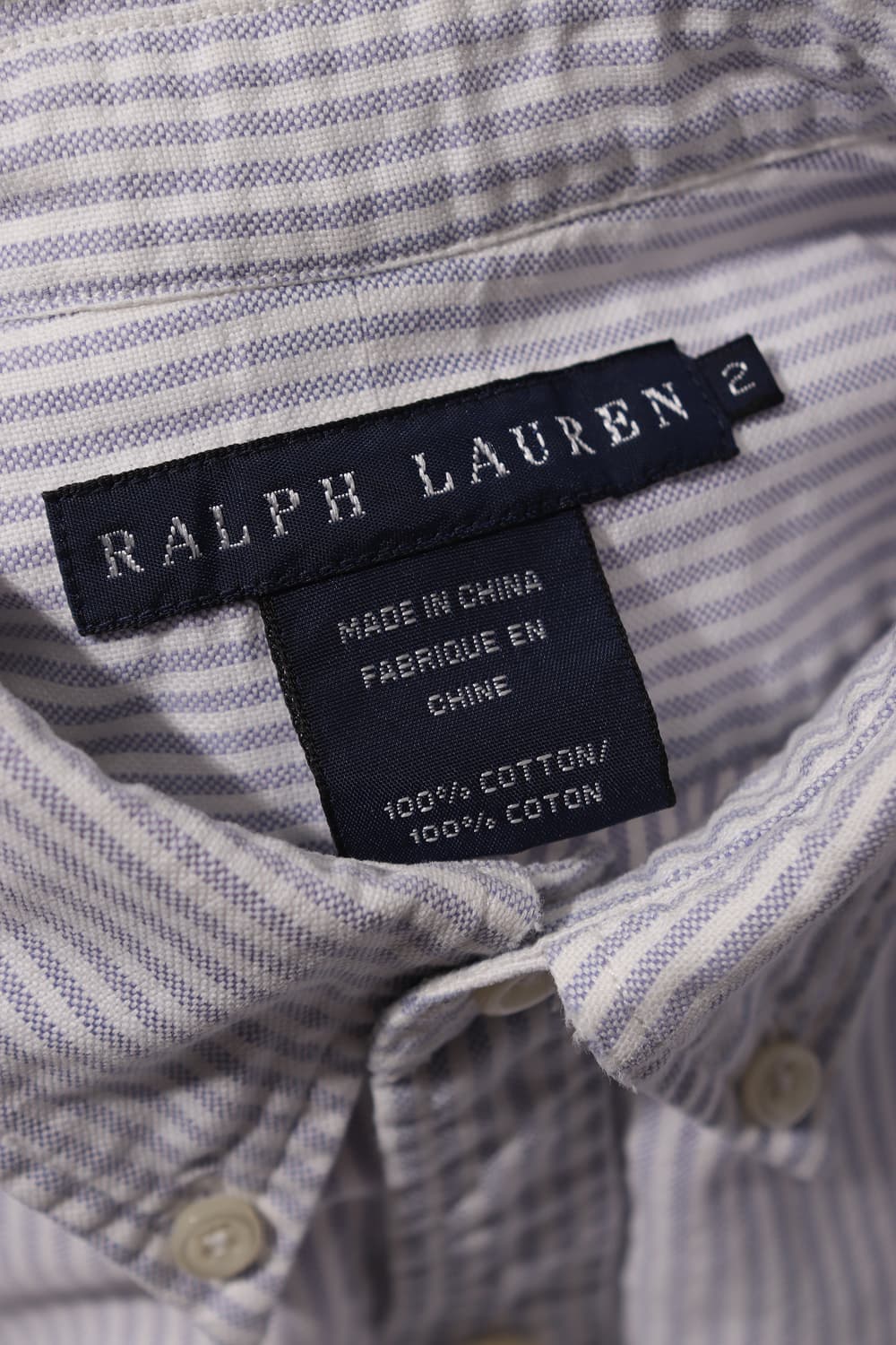 RALPH LAUREN 스트라이프 코튼 셔츠 women 2 상품이미지4