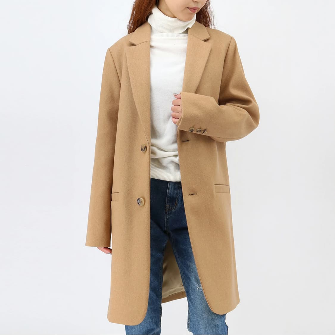 A.P.C. 레이디스 네이비 코트 36사이즈 상품이미지5