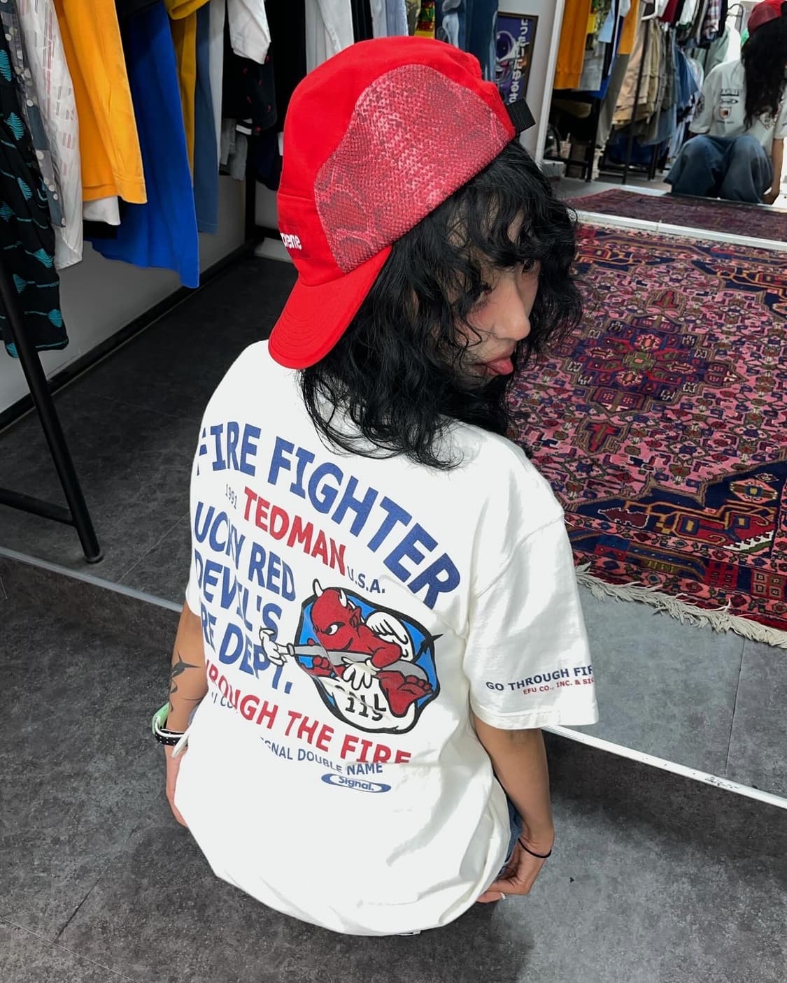 Ted Company Devil Printing T-shirt 상품이미지1