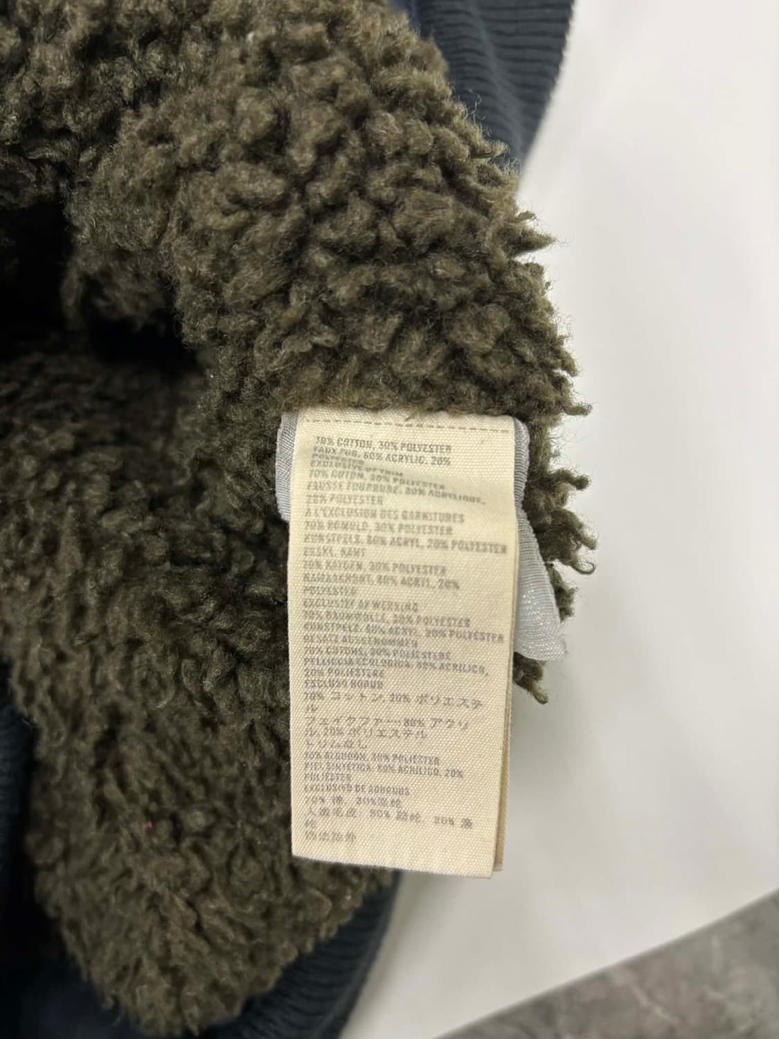 아베크롬비 y2k 울프죠 퍼 자켓 걸즈 대장급 후드집업 희귀져지(S) 상품이미지5