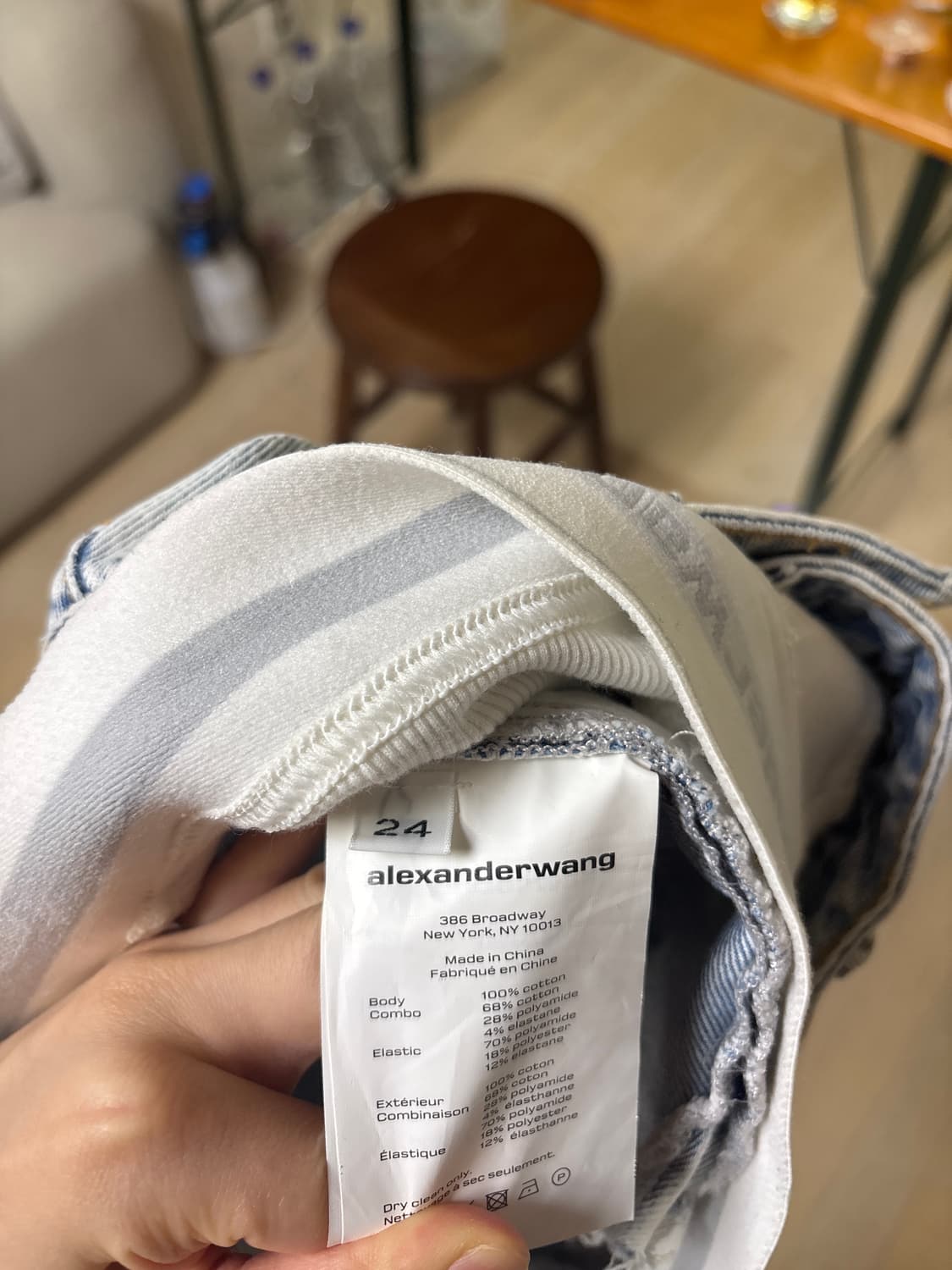 알렉산더왕 밴딩 데님 쇼츠 상품이미지4