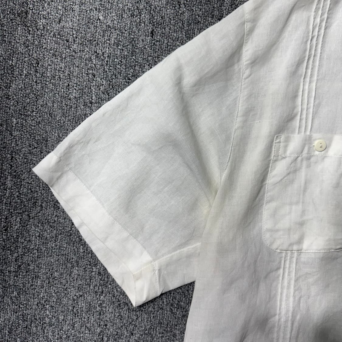 논 카라 쿠바 셔츠 화이트 ( M/OLD-7609 ) 상품이미지5