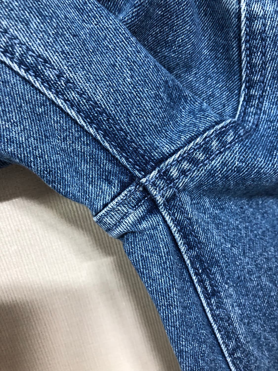 새상품) OBEY 오베이 와이드 루즈 배기 데님팬츠 36 _ 라이트인디고 상품이미지7