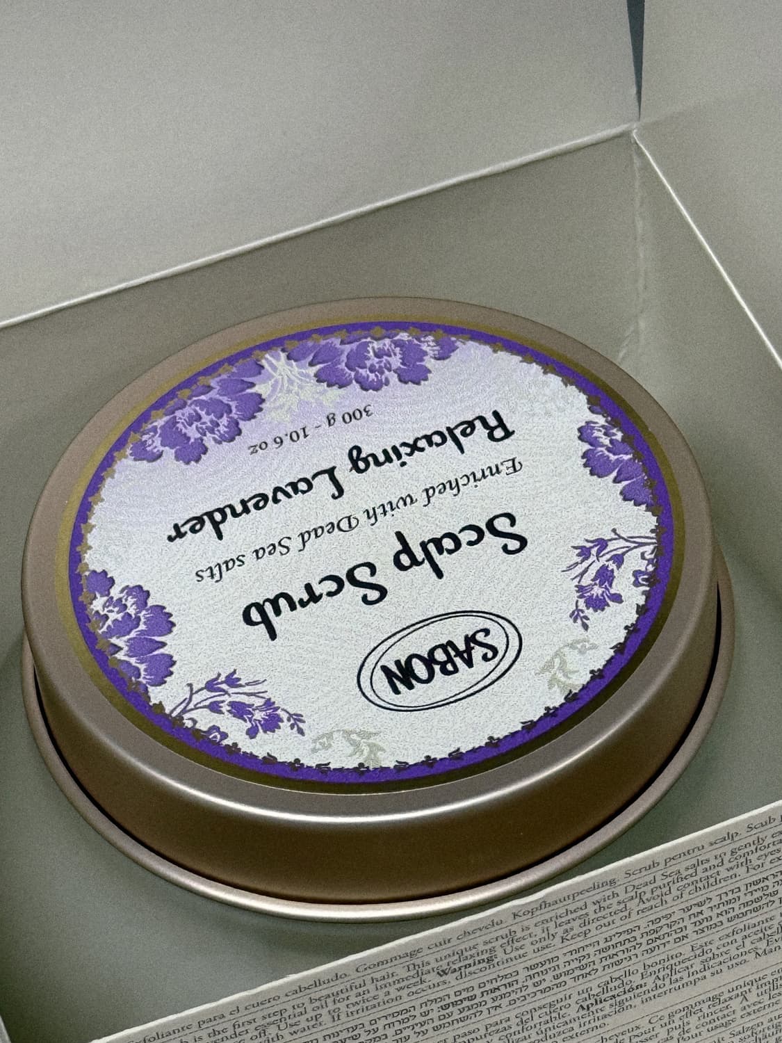 미개봉 / Sabon 사봉 스칼프 스크럽 릴랙싱라벤더 300g, 90g  상품이미지6