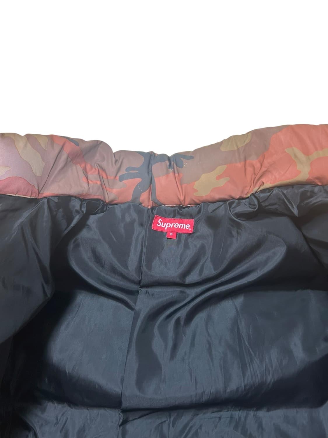 슈프림 리플렉티브 카모 패딩 오렌지 S 상품이미지7