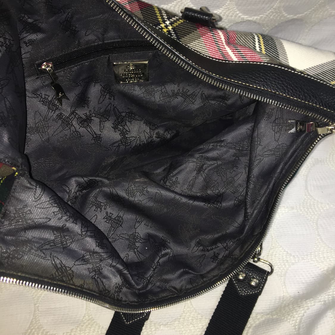 vivienne westwood 타탄 체크 가방 상품이미지5