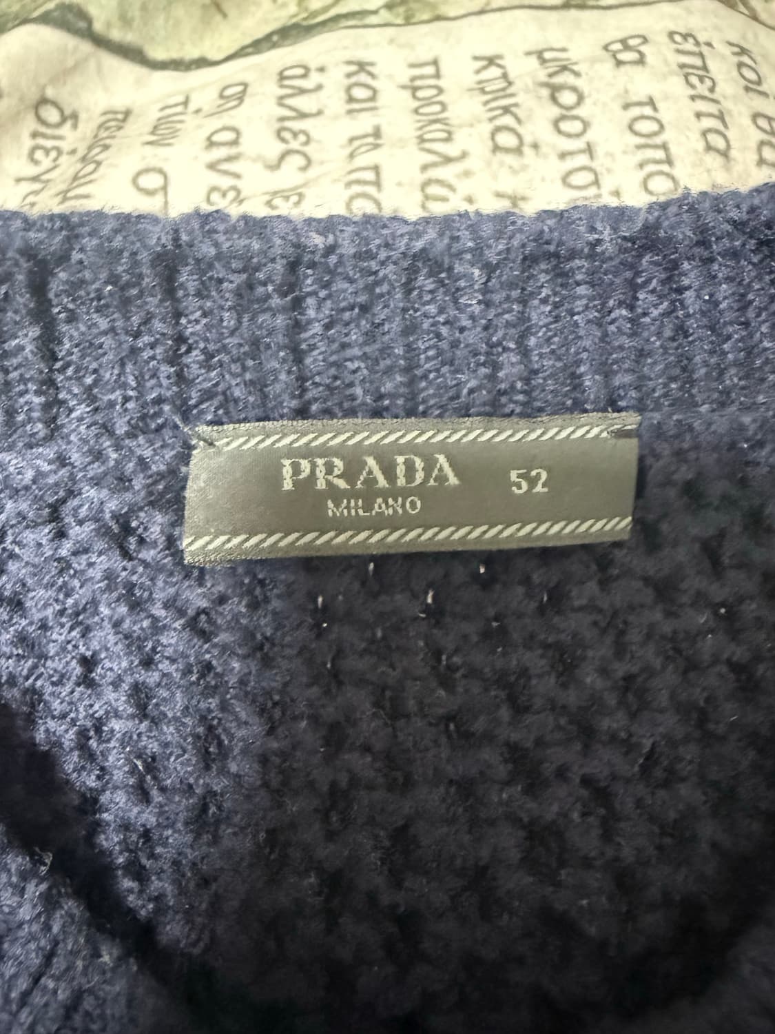 프라다 네이비 니트  52  상품이미지2
