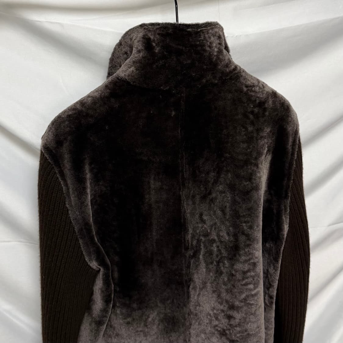 [미사용/48] 펜디 시어링 블루종 니트 집업 브라운 상품이미지6