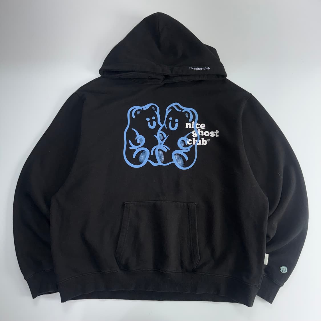 Nice ghost club 나이스 고스트 클럽 블랙 후드티  상품이미지3